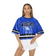 Kentucky Gameday Couture Own the Game Full Sequin Crop Jersey